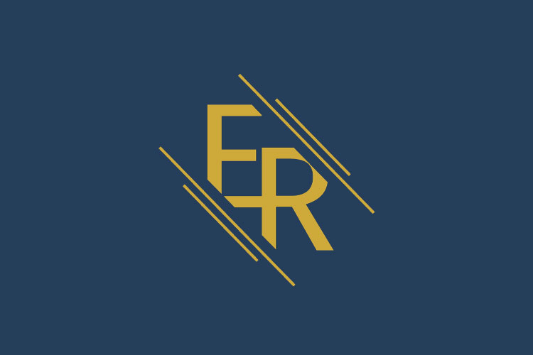 ER projektpartner logotyp mot en blå bakgrund